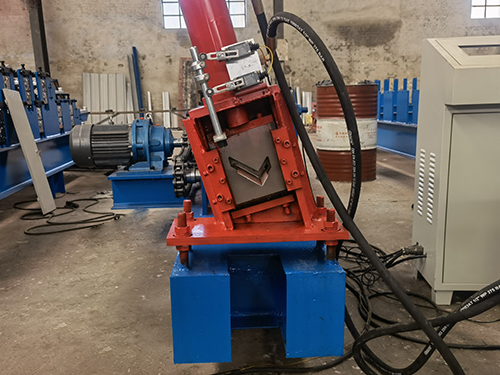 Angle iron forming machine